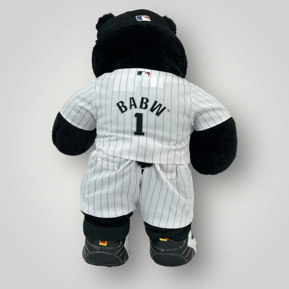 Chicago White Sox Build A Bear Plush 18in Black Bear Baseball‎ Uniform Clete